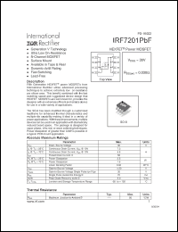 Click here to download IRF7201PBF Datasheet