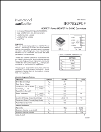 Click here to download IRF7822PBF Datasheet