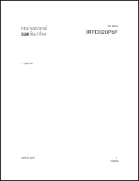 Click here to download IRFD320PBF Datasheet