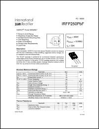 Click here to download IRFP250PBF Datasheet
