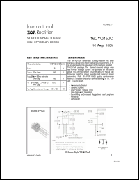 Click here to download 16CYQ150C Datasheet