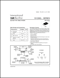 Click here to download 151CMQ Datasheet