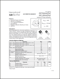 Click here to download IRFR3504ZPBF Datasheet
