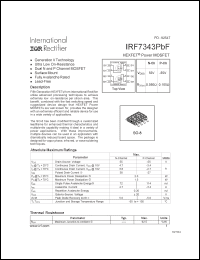 Click here to download IRF7343PBF Datasheet