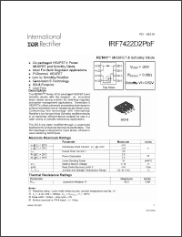 Click here to download IRF7422D2PBF Datasheet