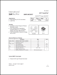 Click here to download IRF7464PBF Datasheet