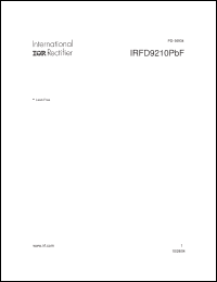 Click here to download IRFD9210PBF Datasheet