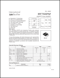 Click here to download IRF7509PBF Datasheet