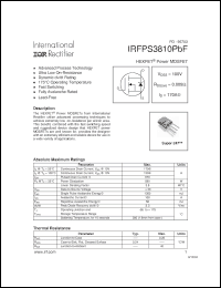 Click here to download IRFPS3810PBF Datasheet
