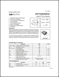 Click here to download IRFP260NPBF Datasheet