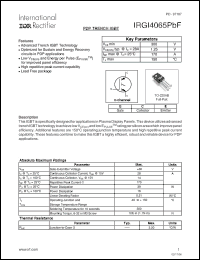 Click here to download IRGI4065PBF Datasheet