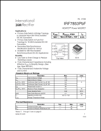 Click here to download IRF7853PBF Datasheet