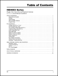 Click here to download ISD4003-06MZI Datasheet