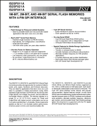 Click here to download IS25F021A-5V-R Datasheet