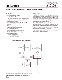 Click here to download IS61LV2568-8TI Datasheet