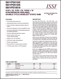 Click here to download IS61VPD10018-200TQI Datasheet