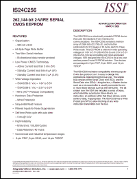 Click here to download IS24C256-3PI Datasheet