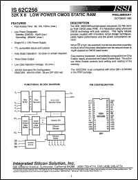 Click here to download IS62C256-120W Datasheet