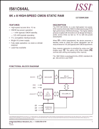 Click here to download IS61C64AL_0610 Datasheet