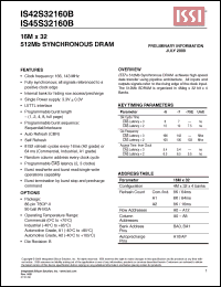 Click here to download IS42S32160B-75EBLI Datasheet