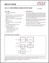 Click here to download IS61LV10248-8B Datasheet