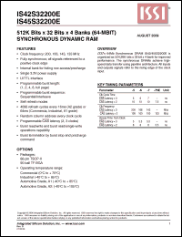 Click here to download IS42S32200E-6BLI Datasheet