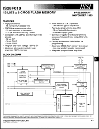 Click here to download IS28F010-70TI Datasheet