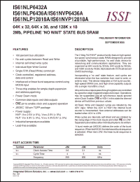 Click here to download IS61NLP6436A-200TQ Datasheet