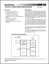 Click here to download IS27HC010-45T Datasheet