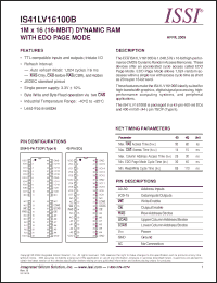 Click here to download 41LV16100B-50T Datasheet