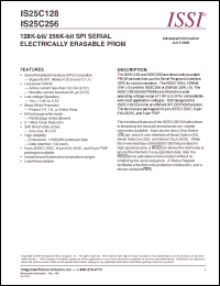 Click here to download IS25C256-3WA3 Datasheet