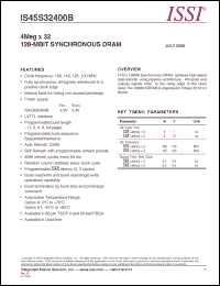 Click here to download IS45S32400B-6TAL1 Datasheet