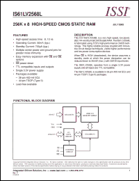 Click here to download IS61LV2568L Datasheet