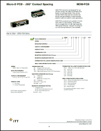 Click here to download MDM-9SCBRM17-L58A141 Datasheet