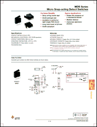 Click here to download MDS006 Datasheet