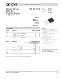 Click here to download FBS16-06 Datasheet