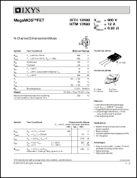 Click here to download IXTH12N90 Datasheet