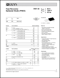 Click here to download DSEI30 Datasheet