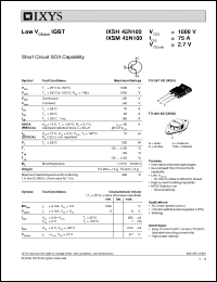 Click here to download IXSM45N100 Datasheet