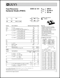 Click here to download DSEI2X101-06A Datasheet