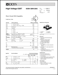 Click here to download IXSN55N120 Datasheet