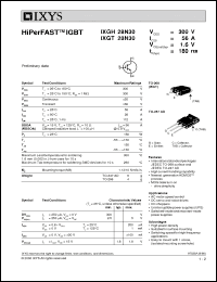 Click here to download IXGH28N30 Datasheet