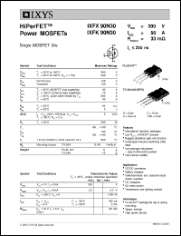 Click here to download IXFK90N30 Datasheet