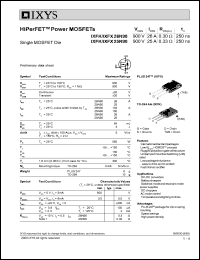 Click here to download IXFK25N90 Datasheet