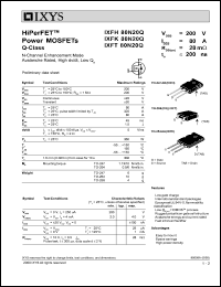 Click here to download IXFH80N20 Datasheet