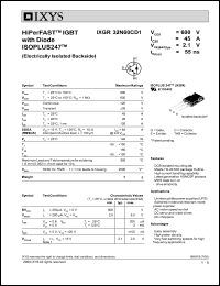 Click here to download IXGR32N60CD1 Datasheet