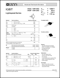 Click here to download IXGP15N120C Datasheet