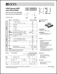 Click here to download IXSN50N60BD2 Datasheet