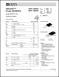 Click here to download IXFK48N55 Datasheet