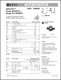 Click here to download IXFN340N06 Datasheet